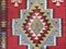 Tapis Kilim Tribal Vintage Bleu, Rouge, Noir et Beige, Turquie, 1960s 9