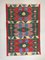 Türkischer Vintage Kelim Teppich in Rot, Grün & Blau, 1960er 1