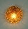 Amber Glass Bubble Ceiling Lamp, 1960s, Image 7