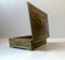 Art Deco Bronze Cigarette Box with Soldier by N. Dam Ravn, 1930s 2