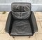Danish Modern Black Leather Lounge Chair by Hans Olsen for CS Mobelfabrik, 1960s 5