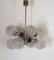 Lámpara colgante Sputnik Mid-Century de vidrio de Richard Essig, años 60, Imagen 5