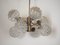 Mid-Century Hedgehog Glass Sputnik Hanging Lamp from Richard Essig, 1960s 4