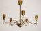 Wiener Crystal & Brass Chandelier from Lobmeyr, 1950s 7