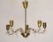 Wiener Crystal & Brass Chandelier from Lobmeyr, 1950s 3