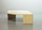 Travertine Coffee Table with Floating Faceted Top from Roche Bobois, 1970s, Image 9