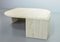 Travertine Coffee Table with Floating Faceted Top from Roche Bobois, 1970s 5