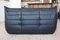 Vintage Black Leather Two-Seater Togo Sofa by Michel Ducaroy for Ligne Roset 9