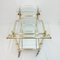 Vintage Hollywood Regency Brass & Glass Trolley with Elephant Heads, 1970s, Image 2