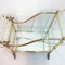 Vintage Hollywood Regency Brass & Glass Trolley with Elephant Heads, 1970s 4