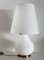 Lámpara de mesa vintage en forma de champiñón de cristal de Murano de Zonca, años 70, Imagen 1
