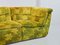 Gold-Green Velvet Dots Modular Lounge Sectional Sofa Set from Laauser, 1970s, Set of 6 9