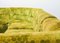 Gold-Green Velvet Dots Modular Lounge Sectional Sofa Set from Laauser, 1970s, Set of 6 13