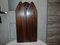 Mid-Century Art Deco Wooden Carved Triptych 9