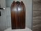 Trittico Mid-Century Art Deco in legno intagliato, Immagine 9