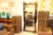 Large Mid-Century Wall Mirror with Coat Rack & Umbrella Stand by Cristal Arte 2