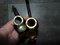 Antique Brass Pipes, Set of 2, Image 4