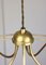 Mid-Century Brass Minimalist Chandelier, Image 12