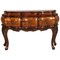 Antique Venetian Baroque Hand Carved Walnut Burl Chest of Drawers from Bovolone, Image 3