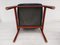 Fauteuil & Tabouret en Teck, Danemark, 1960s, Set de 2 3