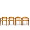 Esszimmerstühle aus Kiefernholz von Rainer Daumiller, 1980er, 4er Set 10