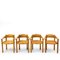 Pinewood Carver Dining Chairs by Rainer Daumiller, 1980s, Set of 4 9