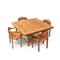 Mesa de comedor de madera de pino de Rainer Daumiller, años 80, Imagen 9