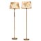 Finnish Floor Lamps Attributed to Paavo Tynell, 1950s, Set of 2 1
