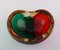 Italian Murano Bowl in Red and Green Mouth Blown Art Glass, 1960s, Image 3