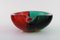 Italian Murano Bowl in Red and Green Mouth Blown Art Glass, 1960s, Image 6