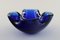 Italian Murano Bowl in Blue Mouth Blown Art Glass, 1960s, Image 2