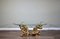 Sculptural Brass and Glass Coffee Table 10