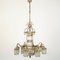 Vintage Brass 10-Light Chandelier, 1950s 1