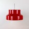 Lámpara colgante Bumling sueca en rojo de Anders Pehrson para Ateljé Lyktan, años 60, Imagen 6