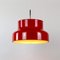 Lámpara colgante Bumling sueca en rojo de Anders Pehrson para Ateljé Lyktan, años 60, Imagen 5