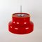 Lámpara colgante Bumling sueca en rojo de Anders Pehrson para Ateljé Lyktan, años 60, Imagen 1