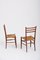 Chaises Mid-Century en Teck et Jonc par Otto Gerdau, Set de 2 5