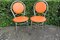 Chaises d'Appoint Orange, 1970s, Set de 2 2