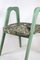 Vintage Green Flower Stools, Set of 2 6