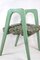 Tabourets Fleur Vintage Verts, Set de 2 5