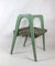 Vintage Green Flower Stools, Set of 2 11