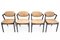 Model 42 Dining Chairs by Kai Kristiansen, 1960s, Set of 4, Image 2