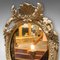 Espejo francés antiguo ovalado con forma de escayola y espejo dorado, Imagen 5