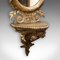 Espejo francés antiguo ovalado con forma de escayola y espejo dorado, Imagen 7