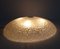 Große runde Deckenlampe aus Milchglas von Honsel, 1970er 2