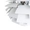 Mid-Century White PH Artichoke Ceiling Lamp by Poul Henningsen for Louis Poulsen 7