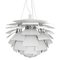 Lampada da soffitto PH Artichoke Mid-Century bianca di Poul Henningsen per Louis Poulsen, Immagine 8