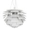 Mid-Century White PH Artichoke Ceiling Lamp by Poul Henningsen for Louis Poulsen, Image 8