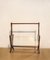 Magazine Rack with Wooden Frame & Glass by Ico Parisi, 1960s 1