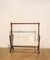 Magazine Rack with Wooden Frame & Glass by Ico Parisi, 1960s, Image 1